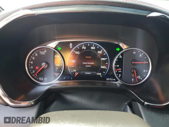 2020 Chevrolet Blazer RS z VIN 3GNKBERS9LS538981, wystawiony jako Copart lot #56372135 z przebiegiem 30 152 mil mil oraz Szkoda całkowita • Salvage title. Historia ofert i sprzedaży dostępna na DreamBid. Obrazek 9.