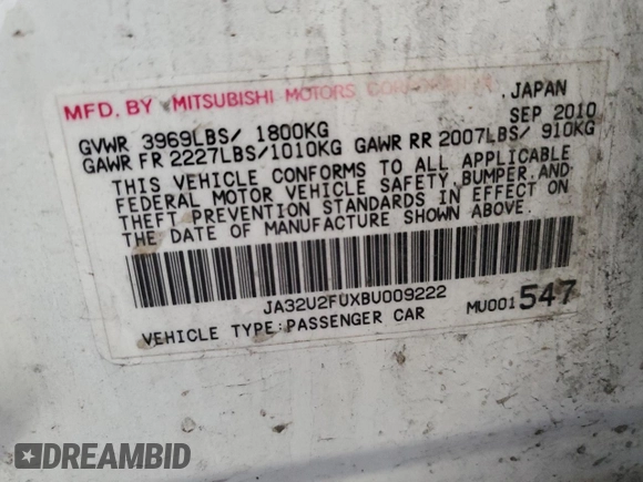 2011 Mitsubishi Lancer ES with VIN JA32U2FUXBU009222, listed as a Copart auction lot 76024934 with Not Provided miles and Salvage Title. Bid and sale history available at carsss.com. Image 14.