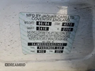 2005 Jaguar X-Type z VIN SAJWB52D95XE21462, wystawiony jako Copart lot #89216475 z przebiegiem 114 257 mil mil oraz Szkoda całkowita • Salvage title. Historia ofert i sprzedaży dostępna na DreamBid. Obrazek 12.