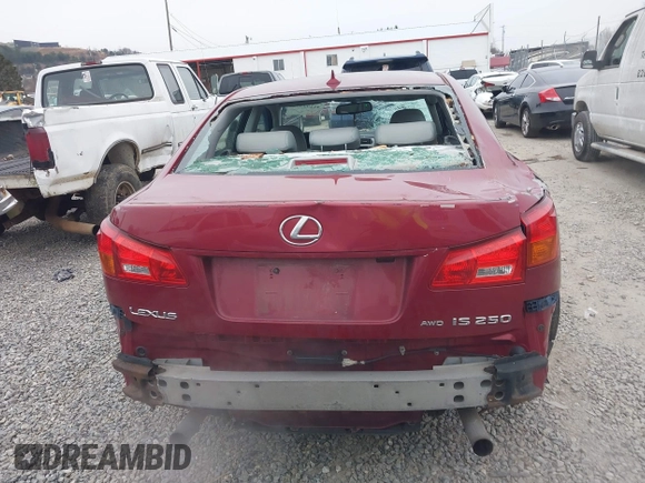 2007 Lexus IS 250 with VIN JTHCK262175013881, listed as a IAAI auction lot 41292352 with 149,533 mi miles. Bid and sale history available at carsss.com. Image 17.