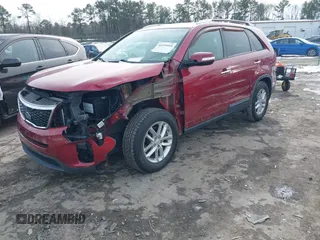 2014 Kia Sorento LX with VIN 5XYKT4A7XEG482738, listed as a IAAI auction lot 41295018 with 64,080 mi miles and . Bid and sale history available at carsss.com. Image 18.