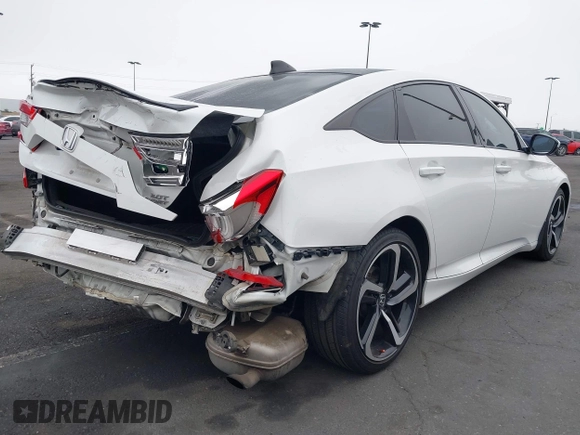 2019 Honda Accord Sport with VIN 1HGCV2F38KA001391, listed as a IAAI auction lot 42544629 with 39,663 mi miles and . Bid and sale history available at DreamBid. Image 4.