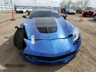 2019 Chevrolet Corvette Z06 2LZ with VIN 1G1YR2D6XK5604656, listed as a Copart auction lot 50536073 with 28,176 mi miles and Salvage Title. Bid and sale history available at carsss.com. Image 5.