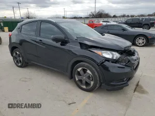 2018 Honda HR-V EX-L Navi with VIN 3CZRU5H75JM717805, listed as a Copart auction lot 86217844 with 95,702 mi miles and Salvage Title. Bid and sale history available at carsss.com. Image 4.