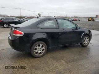 2008 Ford Focus SE with VIN 1FAHP33N28W195802, listed as a Copart auction lot 51786175 with 140,516 mi miles and Salvage Title. Bid and sale history available at carsss.com. Image 3.