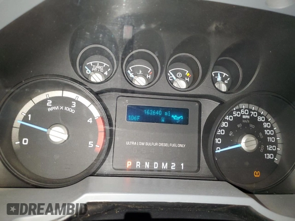 2016 Ford F-250 Lariat with VIN 1FT7W2BT7GEA40606, listed as a Copart auction lot 61953315 with 163,640 mi miles and Salvage title. Bid and sale history available at DreamBid. Image 9.