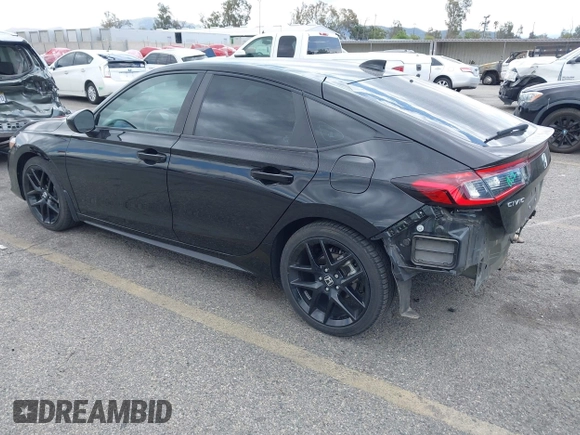 2023 Honda Civic Sport with VIN 19XFL2H82PE021151, listed as a IAAI auction lot 41943345 with 55,679 mi miles and . Bid and sale history available at DreamBid. Image 3.