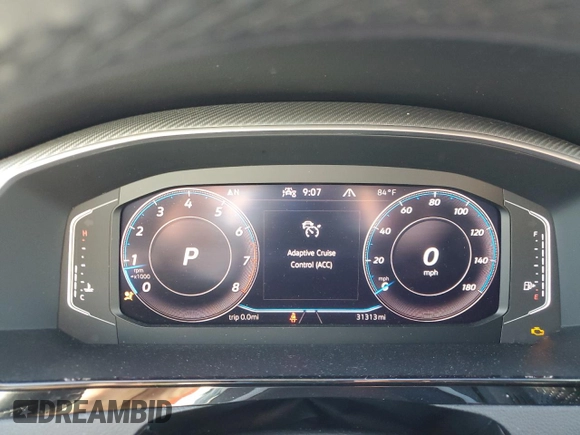 2021 Volkswagen Arteon SEL R-Line with VIN WVWHR7AN1ME004286, listed as a Copart auction lot 80378194 with 31,313 mi miles and Salvage title. Bid and sale history available at DreamBid. Image 9.