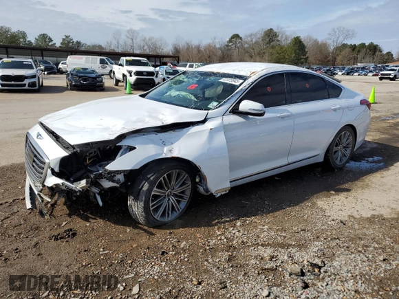 2019 Genesis G80 3.8L with VIN KMHGN4JE3KU286810, listed as a Copart auction lot 42323645 with Not provided miles and Clean title. Bid and sale history available at DreamBid. Image 1.