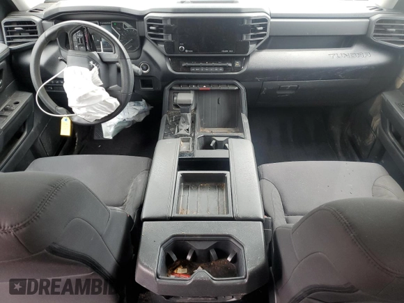 2022 Toyota Tundra SR with VIN 5TFKB5AA3NX016733, listed as a Copart auction lot 56575425 with 27,915 mi miles and Clean title. Bid and sale history available at DreamBid. Image 8.