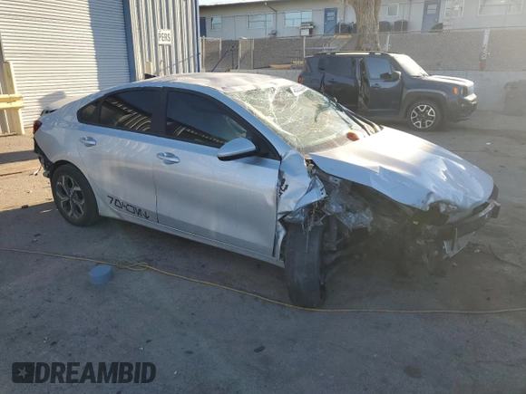 2021 Kia Forte LXS with VIN 3KPF24AD6ME413678, listed as a Copart auction lot 45309265 with 76,397 mi miles and Non Repairable. Bid and sale history available at DreamBid. Image 4.