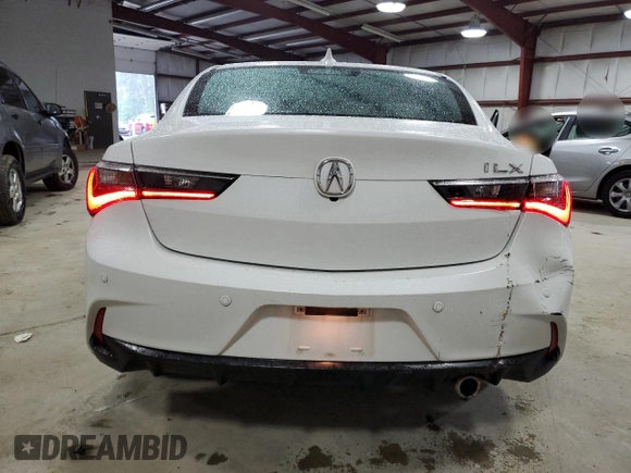 2020 Acura ILX Premium with VIN 19UDE2F75LA012972, listed as a Copart auction lot 57760535 with 43,059 mi miles and Salvage title. Bid and sale history available at DreamBid. Image 6.