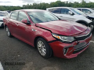 2018 Kia Optima LX with VIN 5XXGT4L34JG233981, listed as a Copart auction lot 62934255 with 105,642 mi miles and Salvage title. Bid and sale history available at DreamBid. Image 4.