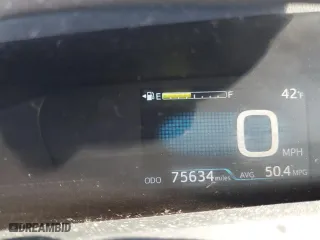 2016 Toyota Prius Four with VIN JTDKARFU7G3026396, listed as a Copart auction lot 47614215 with 75,634 mi miles and Salvage Title. Bid and sale history available at carsss.com. Image 9.