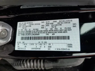 2020 Ford Escape Titanium с VIN 1FMCU9J97LUA20595, выставлен на аукционе Copart как лот 59476745 с пробегом 74 518 миль миль и Списание • Salvage title. История ставок и продаж доступна на DreamBid. Изображение 13.