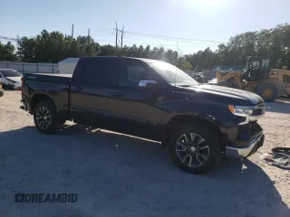 2022 Chevrolet Silverado 1500 LT with VIN 1GCPDDEK1NZ570127, listed as a Copart auction lot 75916724 with 87,646 mi miles and Salvage Title. Bid and sale history available at DreamBid. Image 4.