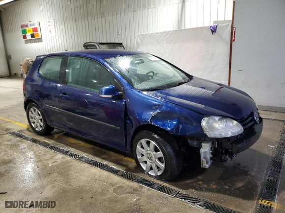 2007 Volkswagen Rabbit with VIN WVWBS71K27W113046, listed as a Copart auction lot 43594715 with 164,370 mi miles and Salvage Title. Bid and sale history available at carsss.com. Image 4.