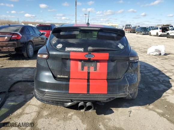 2015 Ford Focus ST with VIN 1FADP3L94FL216438, listed as a Copart auction lot 47437765 with 116,164 mi miles and Salvage Title. Bid and sale history available at carsss.com. Image 6.