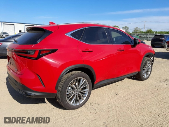 2022 Lexus NX with VIN JTJHGCEZ6N2007793, listed as a Copart auction lot 48589363 with 2,884 mi miles. Bid and sale history available at carsss.com. Image 3.