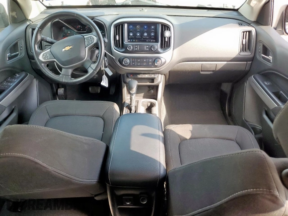 2022 Chevrolet Colorado 2WD LT with VIN 1GCGSCEN1N1222921, listed as a Copart auction lot 58193695 with 53,422 mi miles and Salvage title. Bid and sale history available at DreamBid. Image 8.