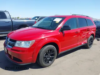2016 Dodge Journey SE with VIN 3C4PDCAB9GT222554, listed as a IAAI auction lot 41997944 with 102,238 mi miles. Bid and sale history available at carsss.com. Image 2.