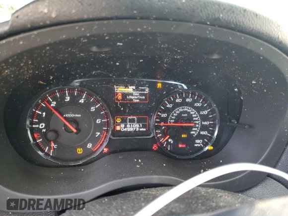 2018 Subaru WRX with VIN JF1VA1A6XJ9815627, listed as a Copart auction lot 54161115 with 49,973 mi miles and Non Repairable. Bid and sale history available at carsss.com. Image 9.