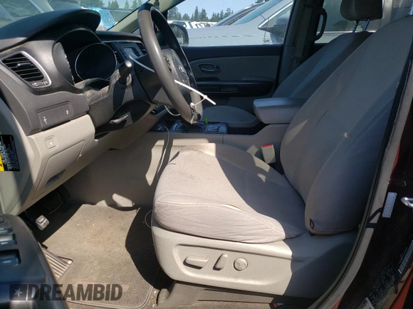 2017 Kia Sedona LX with VIN KNDMB5C11H6219569, listed as a Copart auction lot 50744505 with 89,579 mi miles and Salvage Title. Bid and sale history available at carsss.com. Image 7.