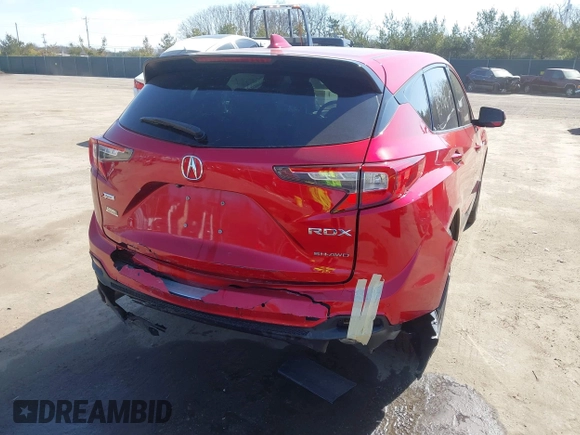 2020 Acura RDX w/A-Spec Pkg with VIN 5J8TC2H67LL802428, listed as a IAAI auction lot 41806670 with 69,959 mi miles. Bid and sale history available at carsss.com. Image 4.