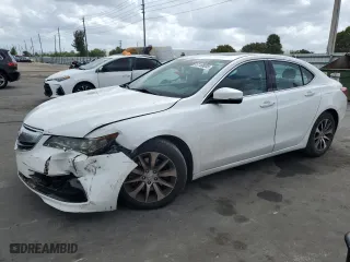2016 Acura TLX Tech with VIN 19UUB1F54GA005387, listed as a Copart auction lot 51188005 with 64,314 mi miles and Salvage Title. Bid and sale history available at carsss.com. Image 1.