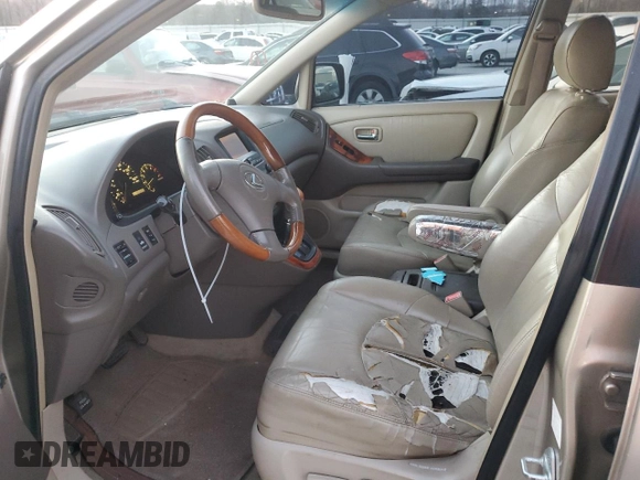 2002 Lexus RX 300 with VIN JTJHF10U520263577, listed as a Copart auction lot 41399495 with 180,833 mi miles and Clean Title. Bid and sale history available at DreamBid. Image 7.