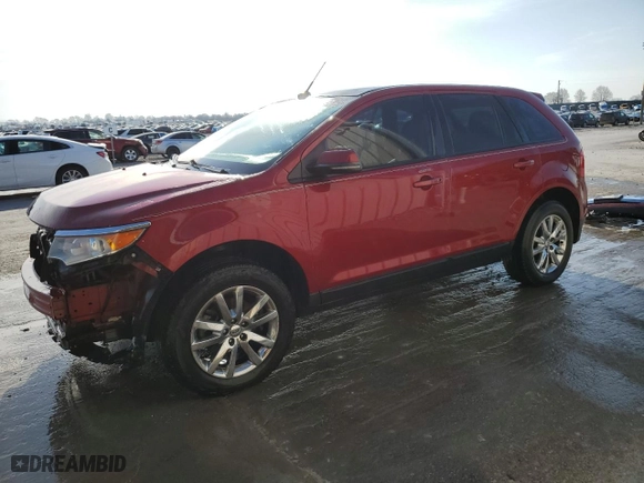 2013 Ford Edge SEL with VIN 2FMDK4JC1DBA10323, listed as a Copart auction lot 49147095 with 161,512 mi miles and Salvage Title. Bid and sale history available at carsss.com. Image 1.