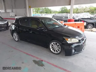 2012 Lexus CT 200h with VIN JTHKD5BH9C2112980, listed as a IAAI auction lot 42092494 with 144,630 mi miles. Bid and sale history available at carsss.com. Image 1.