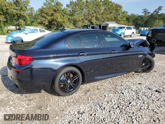 2013 BMW 5 Series 550i xDrive z VIN WBAFU9C59DDY72859, wystawiony jako Copart lot #56211465 z przebiegiem 98 620 mil mil oraz Szkoda całkowita • Salvage title. Historia ofert i sprzedaży dostępna na DreamBid. Obrazek 3.