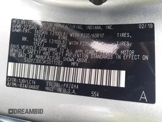 2019 Toyota Sienna XLE Auto Access Seat with VIN 5TDYZ3DC5KS011283, listed as a IAAI auction lot 41569183 with 140,456 mi miles. Bid and sale history available at carsss.com. Image 9.