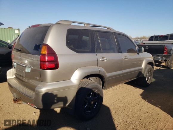 2005 Lexus GX 470 with VIN JTJBT20X450091562, listed as a Copart auction lot 77150944 with 192,023 mi miles and Clean Title. Bid and sale history available at DreamBid. Image 3.