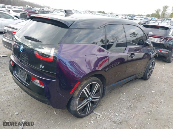 2017 BMW i3 with VIN WBY1Z8C55HV551697, listed as a IAAI auction lot 41534229 with 1 mi miles. Bid and sale history available at carsss.com. Image 4.