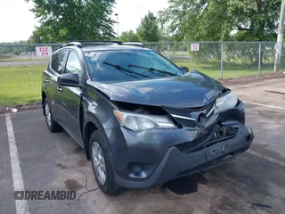 2015 Toyota RAV4 LE with VIN JTMBFREV4FD165163, listed as a IAAI auction lot 42638608 with 188,083 mi miles and . Bid and sale history available at DreamBid. Image 1.