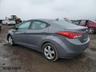 2012 Hyundai Elantra GLS with VIN 5NPDH4AE8CH104643, listed as a Copart auction lot 47865775 with 58,247 mi miles and Salvage Title. Bid and sale history available at carsss.com. Image 2.