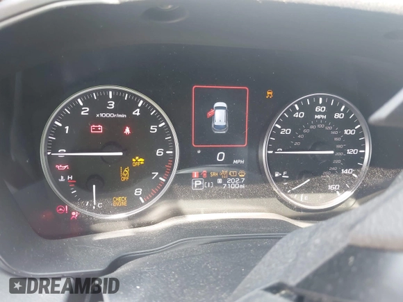 2024 Subaru Crosstrek Premium with VIN JF2GUADC9RH202736, listed as a IAAI auction lot 42735432 with 7,100 mi miles and . Bid and sale history available at DreamBid. Image 7.