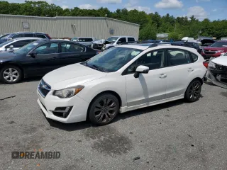 2015 Subaru Impreza Special Sports Limited with VIN JF1GPAW66FH291597, listed as a Copart auction lot 58899775 with 106,672 mi miles and Salvage title. Bid and sale history available at DreamBid. Image 1.
