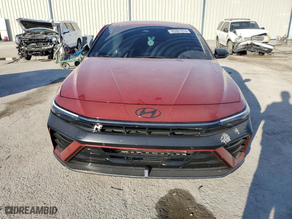 2024 Hyundai Elantra N with VIN KMHLW4DK6RU021516, listed as a Copart auction lot 85361514 with 6,814 mi miles and Non Repairable. Bid and sale history available at carsss.com. Image 5.
