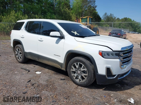 2021 GMC Acadia SLE z VIN 1GKKNKLS0MZ195932, wystawiony jako IAAI lot #42049831 z przebiegiem 148 757 mil mil oraz . Historia ofert i sprzedaży dostępna na DreamBid. Obrazek 1.