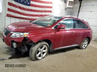 2011 Lexus RX 350 with VIN 2T2BK1BA9BC091756, listed as a Copart auction lot 48238285 with 184,157 mi miles and Salvage Title. Bid and sale history available at DreamBid. Image 1.