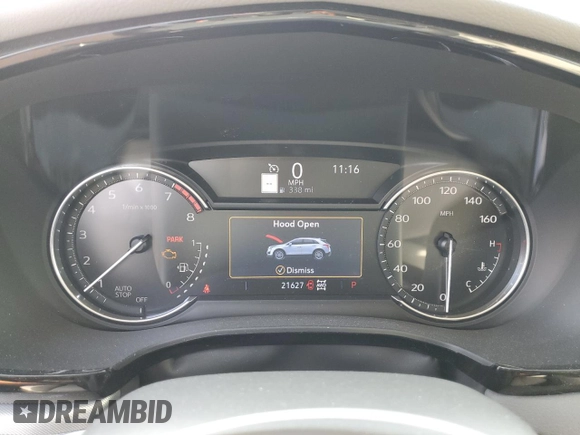 2022 Cadillac XT5 AWD Premium Luxury with VIN 1GYKNDRSXNZ121976, listed as a Copart auction lot 47200175 with 21,627 mi miles and Clean title. Bid and sale history available at DreamBid. Image 9.