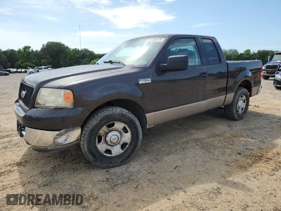 2005 Ford F-150 XLT with VIN 1FTRX12565KB21614, listed as a Copart auction lot 61488075 with 202,747 mi miles and Salvage title. Bid and sale history available at DreamBid. Image 1.
