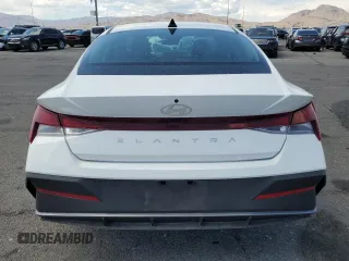 2024 Hyundai Elantra SE with VIN KMHLL4DG0RU640147, listed as a Copart auction lot 60295455 with 34,153 mi miles and Salvage title. Bid and sale history available at DreamBid. Image 6.