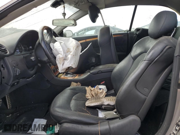 2005 Mercedes-Benz CLK 320 with VIN WDBTK65J95F162336, listed as a Copart auction lot 76138484 with Not Provided miles and Salvage Title. Bid and sale history available at DreamBid. Image 7.