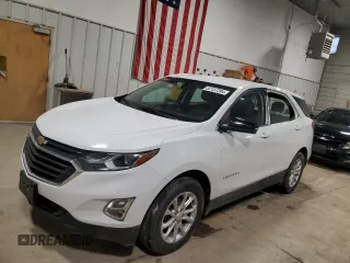 2020 Chevrolet Equinox LS z VIN 3GNAXFEV4LS585080, wystawiony jako Copart lot #87157394 z przebiegiem Nie podano mil oraz Szkoda całkowita • Salvage title. Historia ofert i sprzedaży dostępna na DreamBid. Obrazek 1.