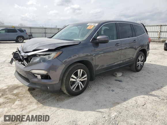 2017 Honda Pilot EX-L z VIN 5FNYF5H75HB009872, wystawiony jako Copart lot #49287485 z przebiegiem 156 750 mil mil oraz Szkoda całkowita • Salvage title. Historia ofert i sprzedaży dostępna na DreamBid. Obrazek 1.