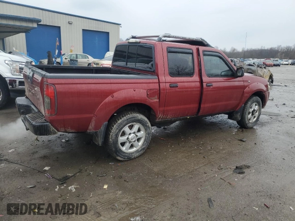 2004 Nissan Frontier SVE with VIN 1N6MD27Y94C444430, listed as a Copart auction lot 46580725 with 187,237 mi miles and Salvage title. Bid and sale history available at DreamBid. Image 3.